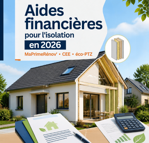 Aides financières pour l&rsquo;isolation en 2026 : MaPrimeRénov&rsquo;, CEE, éco-PTZ