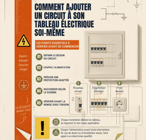 Comment ajouter un circuit à son tableau électrique soi-même