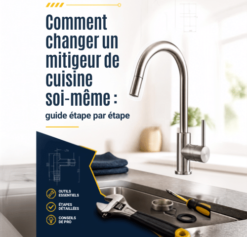 Comment changer un mitigeur de cuisine soi-même : guide étape par étape