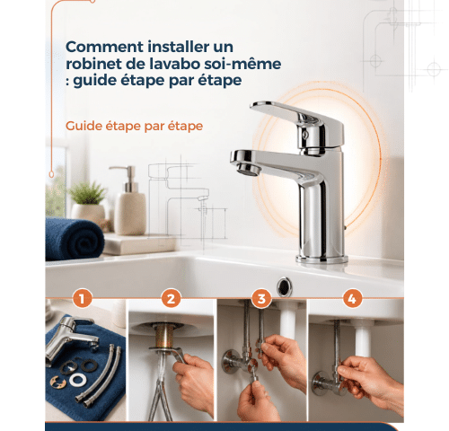 Comment installer un robinet de lavabo soi-même : guide étape par étape
