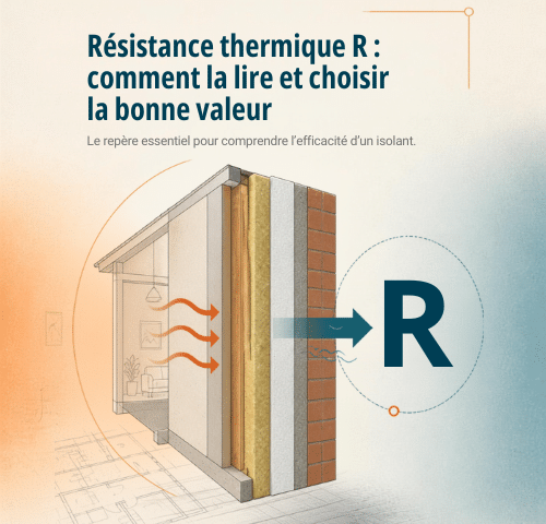 Résistance thermique R : comment la lire et choisir la bonne valeur