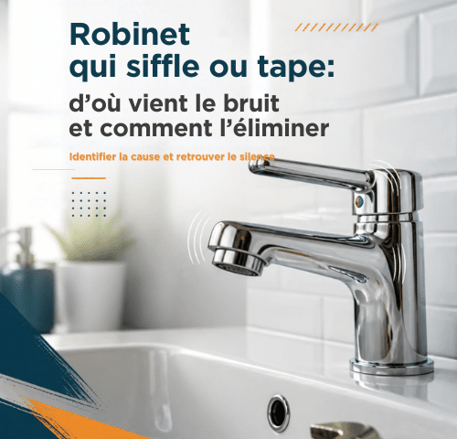 Robinet qui siffle ou tape : d&rsquo;où vient le bruit et comment l&rsquo;éliminer